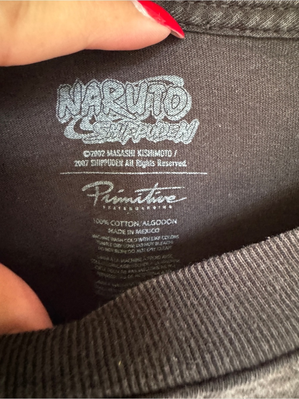 Primitive Black Long-Sleeve tee Naruto - Picture 4 of 8